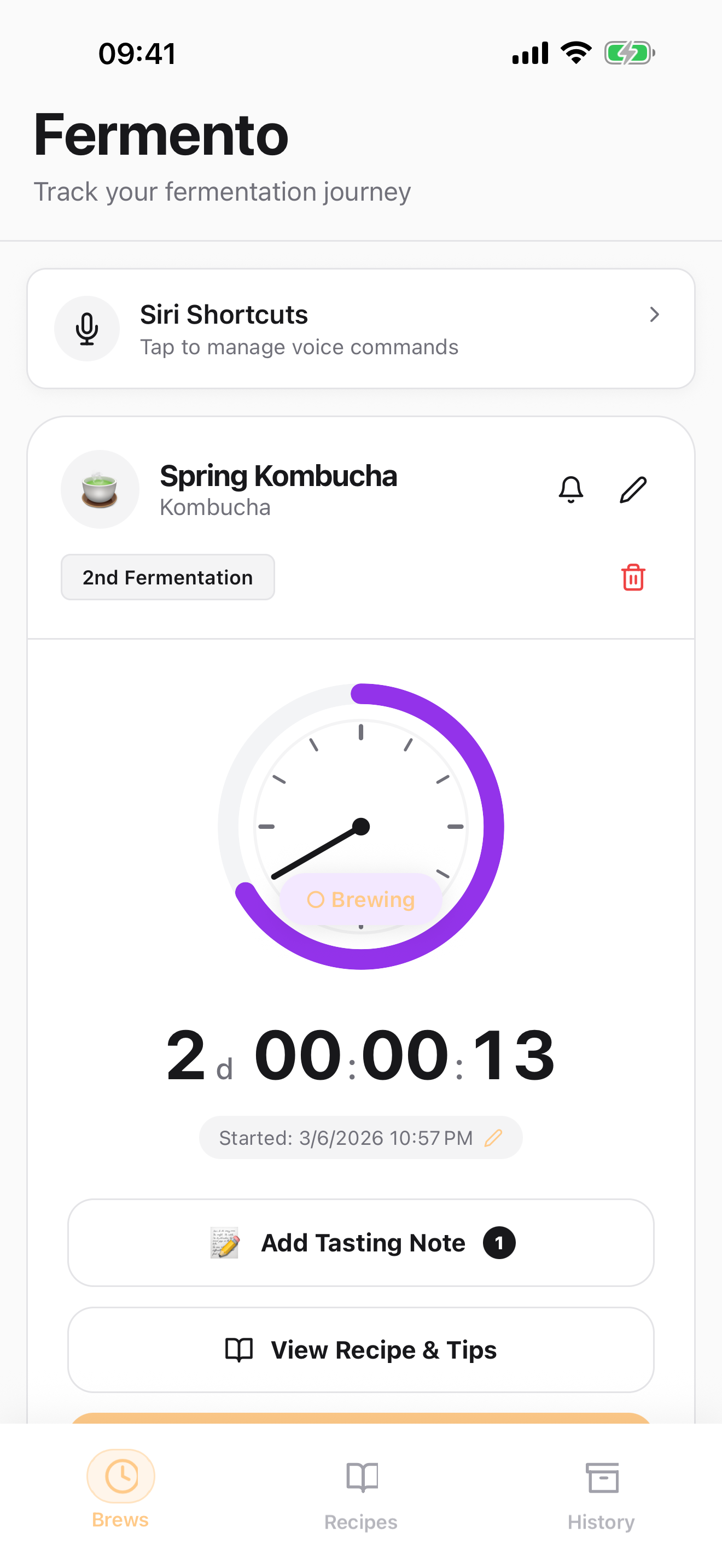 Fermento Dashboard